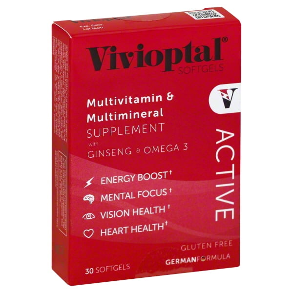 Vivioptal Active Multivitamin & Multimineral Softgels, 30 Count
