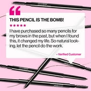 Wet n Wild Ultimate Brow™, Shaping Micro Brow Pencil, Deep Brown