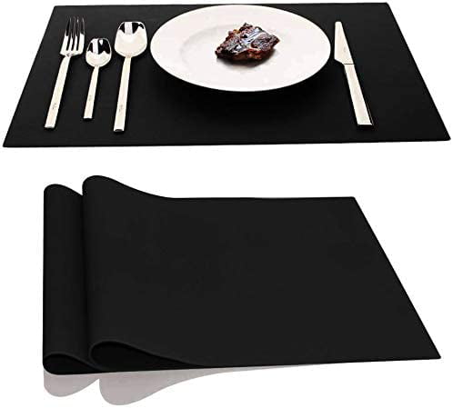 Set of 4 Placemats Dining Table Place Mat Non-Slip Heat Insulation Pad Kitchen 