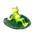 thumbnail image 4 of Figuras de rana flotantes de agua de estanque, divertida pieza de creación, decoración central de Estilo B, 4 of 9