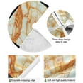 thumbnail image 2 of FMSHPON Funny Marble Xmas Christmas Tree Skirt Stand Mat for Holiday Party Decoration Indoor Outdoor 48 inches, 2 of 6