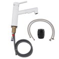 thumbnail image 1 of Grifo para fregadero de cocina con rociador desplegable, cobre, rotación de 360 ​​grados, a prueba de fugas, grifo mezclador para fregadero de una sola manija para lavandería y baño, 1 of 10