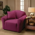 thumbnail image 4 of Jersey Chair Slipcover Blue Floral, 4 of 7