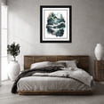 thumbnail image 3 of Maki 26x31 Black Ornate Wood Framed With Double Matting Wall Art Titled - Oiled Forest Iii, 3 of 6