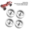 thumbnail image 3 of RC Car Wheel Rim, Aluminum Alloy 4Pcs Off Road Wheel Hub, Sturdy and Stylish Replacement for MN82 LC79 RC Crawler Trucks, 3 of 7