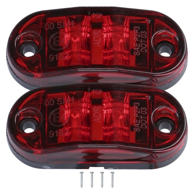 Side Marker Light 10-30V 2LED Side Marker Light High Brightness Turn Signal Lamp For Cars Trucks Trailers RVs