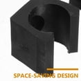 thumbnail image 3 of CTIRCHIU 15Pcs Wall Cue Holder Rod Clips Black PP Compact Storage For Sports Enthusiasts, 3 of 5