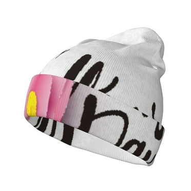 Lukts Happy Mother's Day (3) for Adult Knitted Hats, Cuffed Warm Hats, Beanies for Men and Women