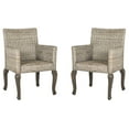 thumbnail image 3 of SAFAVIEH Armando 18''H Wicker Dining Chair White Washed, 3 of 7