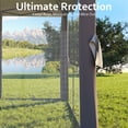 thumbnail image 6 of Garvee 10.82 x 10.82' Outdoor Pop up Gazebo Tent, Adjustable Height with Mosquito Netting, Gray, 6 of 9