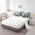thumbnail image 3 of Erosebridal Raccon Riding Shark Bedding Sets Twin Size,Ocean Wildlife Comforter Sets with Sheets,Animal Bedroom Decor,Reversible,7pcs, 3 of 5