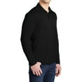 thumbnail image 4 of Mafoose Men's Posi-UV Pro Long Sleeve Polo Shirt Black X-Small, 4 of 5