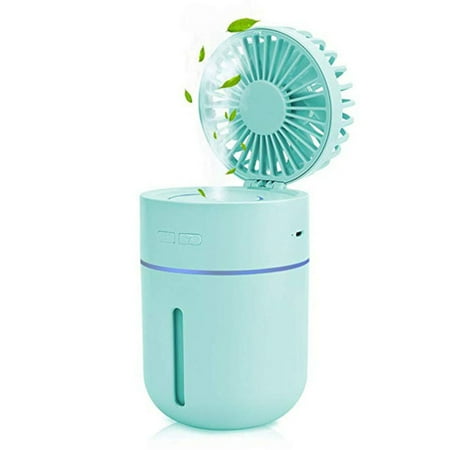 

Jzenzero Multi-functional Misting Fan Handheld USB Ultra-silent Water Spray Humidifier Fan for Office Travel New