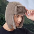 thumbnail image 7 of PureCasa Winter Hats for Men Women Trapper Trooper Hat with Earflaps Windproof Warm Hats Outdoor Skiing Cycling Hunting Hat, 7 of 7