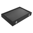 thumbnail image 6 of IBASETOY Black Transparent Lapel Pin Display Case Organizer for Badge Medal Jewelry Collection, 6 of 8