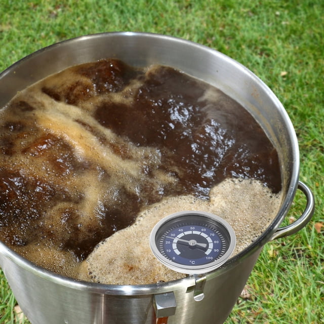 VERDANVERSE Barbecue Temperature Probe Kettle Thermometer Stainless Steel Dial For Cooking 1Set