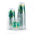 thumbnail image 4 of Glad Everyday 18oz Printed Clear Plastic Cups Palm Leaves, 2 pack (100 cups total), 4 of 4