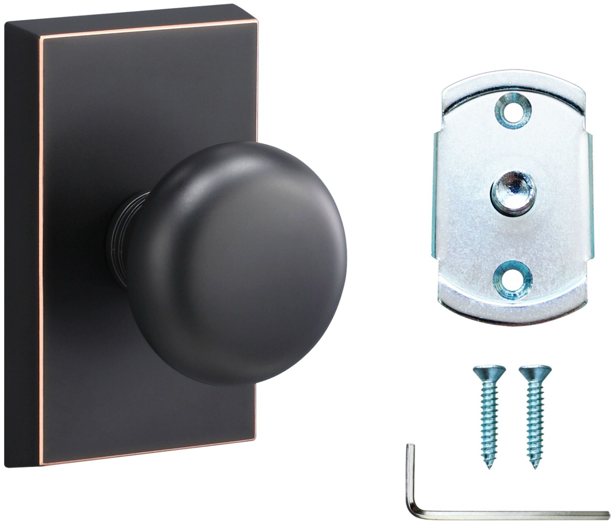 Sure-Loc OK100 11P Oakley Non-Turning One-Sided Dummy Door Knob - Bronze