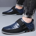 thumbnail image 6 of Mepaouo Men's Fashion Leather Oxfords Business Formal Work Shoes Slip on Casual Dress Shoes(Blue,9), 6 of 9