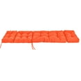 thumbnail image 7 of Gymax 73-inch Chaise Lounge Cushion Thickened Recliner Cushion w/ 4 String Ties Orange, 7 of 7