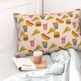 thumbnail image 6 of Vsdgher Hamburger Pizza Coke Print Pillow Cases -Iconic Collection Pillowcases -Extra Soft, Not easy to deform,not pilling Export quality, 6 of 8