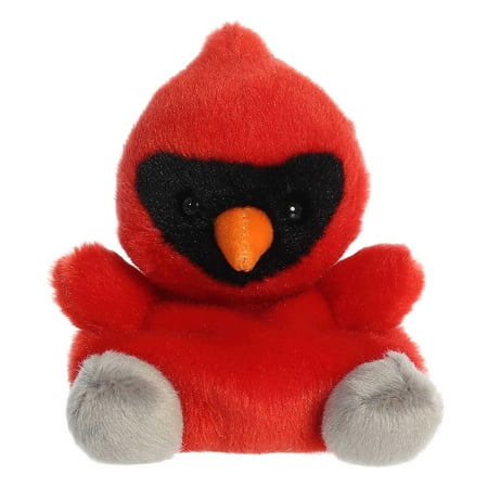 Aurora - Mini Red Palm Pals - 5 Louis Cardinal - Festive Stuffed Animal