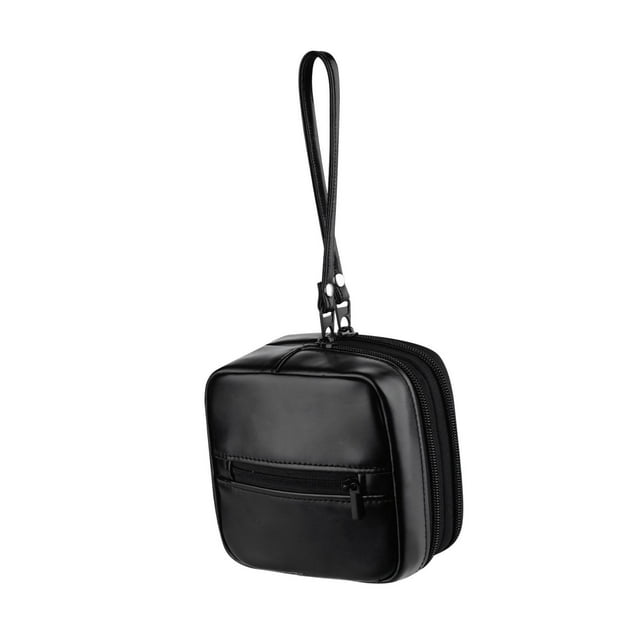 Bolsa para toallitas desmaquillantes, estuche para toallitas húmedas, práctico y elegante, con cremallera, organizador de pañuelos faciales para