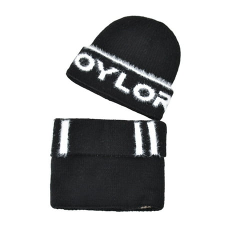 

DENGDENG Toddler Baby Child Children Kids Warm Beanie Hats Comfortflex Winter Beanie for Boys Girls Knitted Hats with Scarf 2Y~8Y