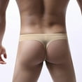 thumbnail image 6 of Mens Underwear Men's Thong Underwear Seamless Low-Rise Quick-Drying Ice Silk Underwear, 6 of 7