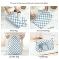 thumbnail image 3 of Livhil 8Pcs Packing Cubes for Luggage, Packing Cubes for Travel Luggage Packing Organizers ( Blue Plaid ), 3 of 7