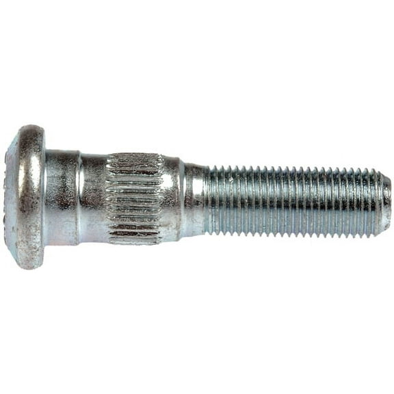 1/2-20 Serrated Wheel Stud - .651 In. Knurl, 2-11/32 In. Length