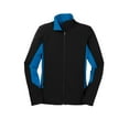 thumbnail image 5 of Port Authority Ladies Core Colorblock Soft Shell Jacket-4XL (Black/ Imperial Blue), 5 of 6