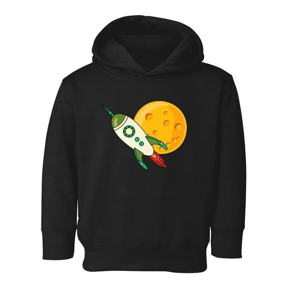Moon And Rocket Hoodie Toddler -Image by Shutterstock, 4 Toddler