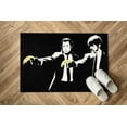 thumbnail image 6 of Fiction Rug, Gift Rugs, Banksy Banana Gun Rugs, Banana Gun Rugs, Anti-Slip Carpet Rugs, Painting Rug, Personalized Rug, Banana Graffiti Rug, 3.3'x5' - 100x150 cm, 6 of 8