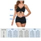 thumbnail image 2 of Traje de baño Traje de baño de dos piezas para mujer Conjunto de bikini ajustable con cordón acanalado Trajes de baño Trajes de baño, 2 of 7