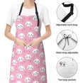 thumbnail image 6 of Honeii Cute Cat Print Waterproof Apron, Adjustable Kitchen Apron with Pockets,for Gardening, Dishwashing, Meat Processing, Car Washing, and Pet Grooming, 6 of 8