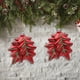 thumbnail image 4 of Adorno colgante de árbol de Navidad 2 Pack | Accesorios decorativos ligeros para el coche y el hogar | Diseño Rojo Festivo, Fácil Fijación de Cordón | Decoración navideña duradera para ventanas,, 4 of 6
