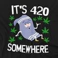 thumbnail image 2 of South Park Towlie It's 420 Somewhere Unisex Adult T Shirt (5X-Large) Black, 2 of 6