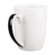thumbnail image 2 of Paquete con 25 piezas de Taza de cerámica blanca con asa de color negro 8.6 x 11.6, 2 of 3