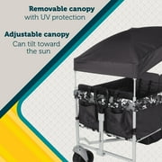 Safety 1st Summit Sprint Quad Wagon Stroller 4 Passenger, Charcoal Camo, Toddler, Unisex
