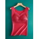 thumbnail image 1 of Chaleco térmico de terciopelo con encaje para mujer, ropa interior térmica de una pieza con base sin costuras y gruesa con almohadilla para el pecho para mujer, 1 of 6
