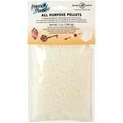 Friendly Plastic Pellets 7oz-Ivory
