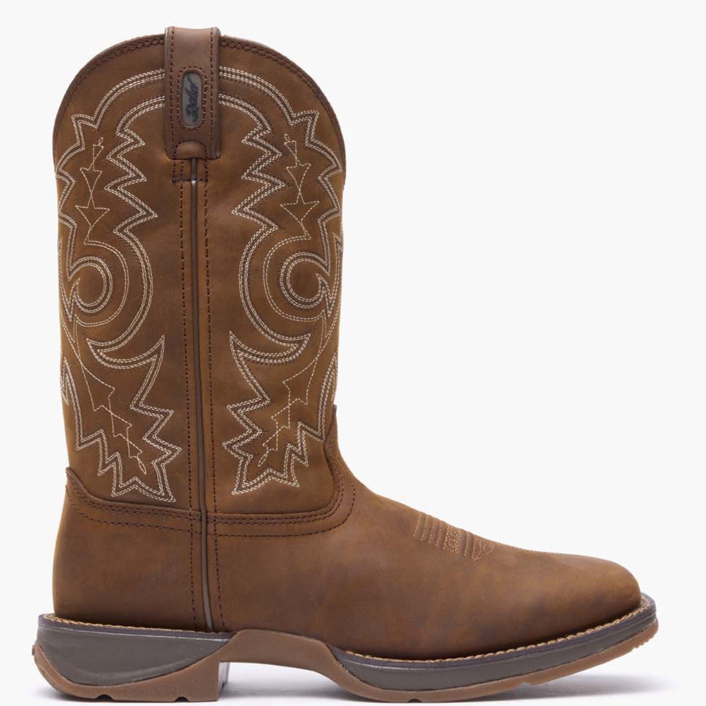 LEHIGH Classics Brown Leather Zip Up Slip On Steel Toe Dress Work Boots 8.5D Vintage Lehigh Steel Toe Leather Boots Men main image 3