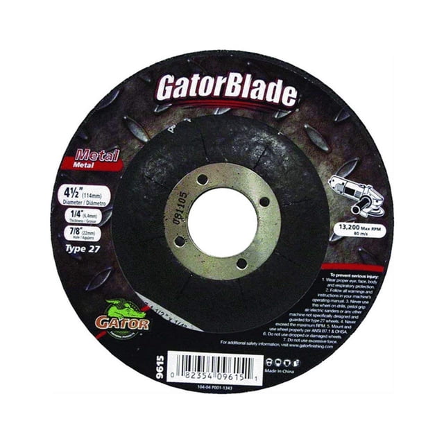 Muela abrasiva Dronco 4.5x1/4x7/8 para metal