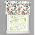 thumbnail image 2 of DriftAway  Ada Botanical Print Lined Flower Leaf Thermal Insulated Window Valance - 52'' width x 24'' length, 2 of 6