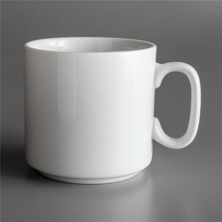 

Oneida R4220000560 9 oz Royale Stackable Bright White Porcelain Mug