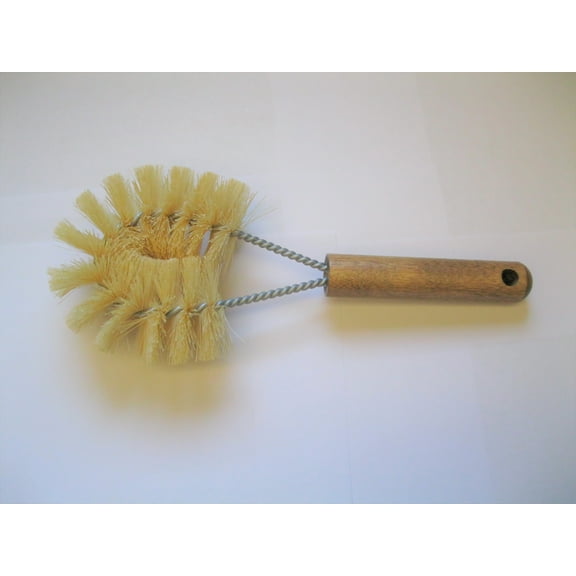 Tampico Vegetable Scrub Brush Wood Handle