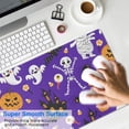 thumbnail image 4 of Long Mouse Pads for Desk,Cute Halloween Icons Pattern Desk Mats on Top Of Desks, Desk Mouse Pad Extra Large with 3mm Non-Slip Base and Stitched Edge for Gaming,Office,Work,Home 31.5"x11.8", 4 of 6