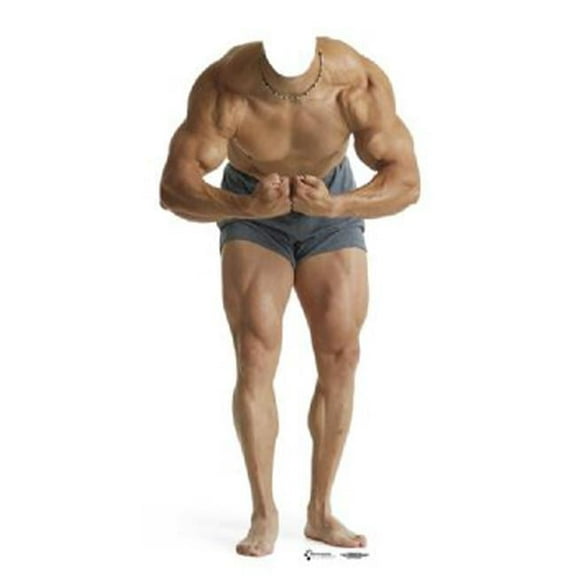 Advanced Graphics 699 Muscle Man Stand In Life-Size Cardboard Stand-Up