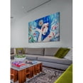 thumbnail image 4 of Marmont Hill "Lady Koi" Painting Print on Canvas, 4 of 5